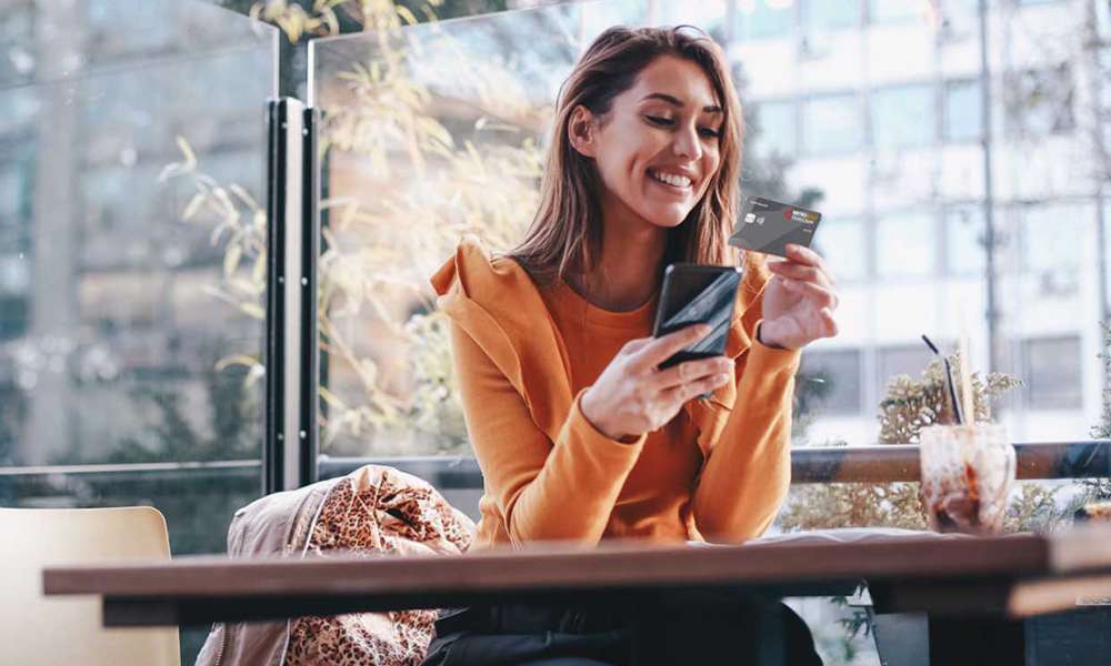 Happy family with financial security